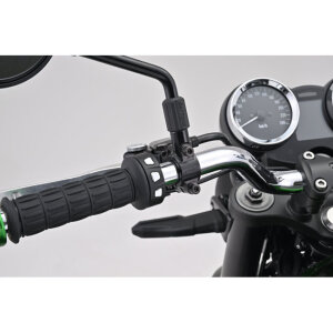 Daytona, 3-Button switch for handlebars. Black/Chrome