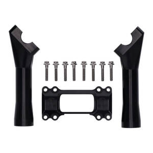 Indian Larry, M8 Softail BK Brawler risers 6". Black