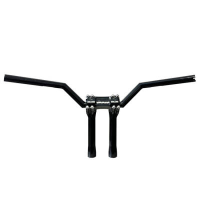 Indian Larry, BK Brawler aluminum handlebar 4" rise. Black