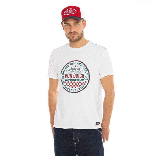 Von Dutch Old t-shirt white Size 2XL
