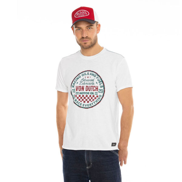 Von Dutch Old t-shirt white Size 2XL