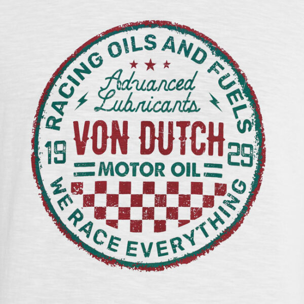 Von Dutch Old t-shirt white Size 2XL