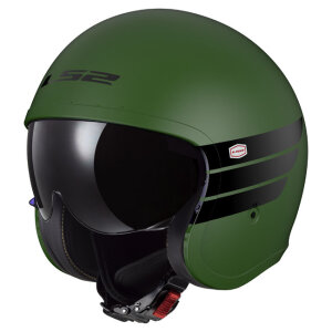 LS2 Spitfire II Retro helmet military green Size XS