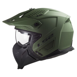 LS2 Drifter Solid helmet matt military green Size S