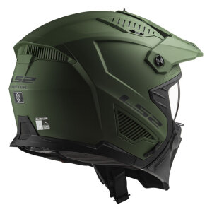 LS2 Drifter Solid helmet matt military green Size L
