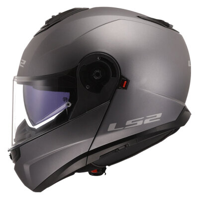 LS2 Strobe II helmet matt titanium Size XL