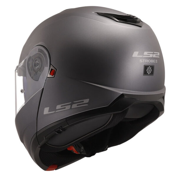 LS2 Strobe II helmet matt titanium Size XL