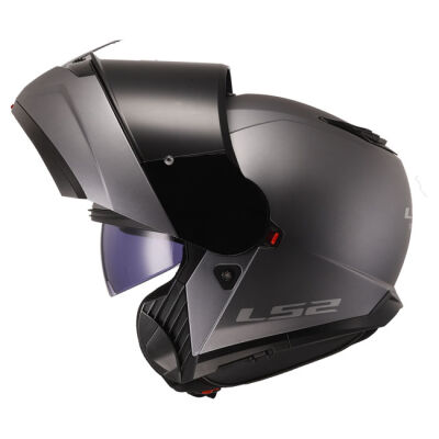 LS2 Strobe II helmet matt titanium Size 2XL