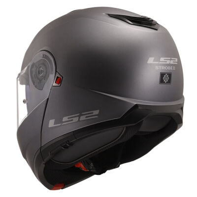LS2 Strobe II helmet matt titanium Size 2XL