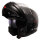 LS2 Strobe II helmet gloss black Size XS