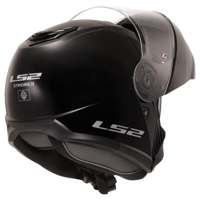 LS2 Strobe II helmet gloss black Size M