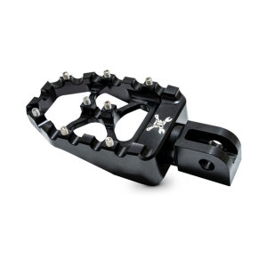 Burly, MX Evolution passenger foot pegs. Black