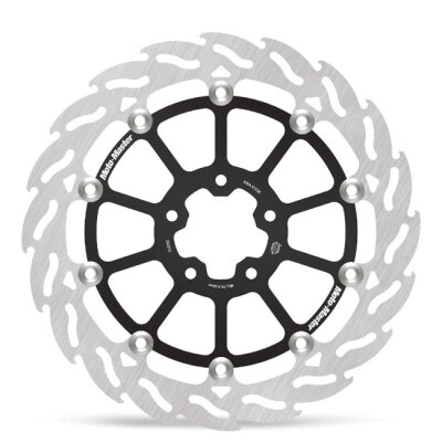 Moto-Master, Flame floating brake rotor. Front right