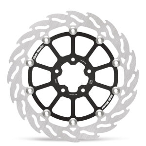 Moto-Master, Flame floating brake rotor. Front right