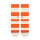 Stance Fred Crew socks orange/white Size M / 38-42