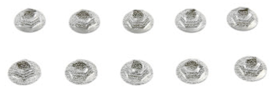 10Pck Tail Light Mount Nuts HD73-98 (GB)