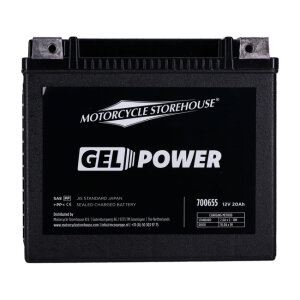 MCS, Nano Series sealed GEL battery. 12V, 20Ah, 360cca inkl. 7,50 Euro Batteriepfand