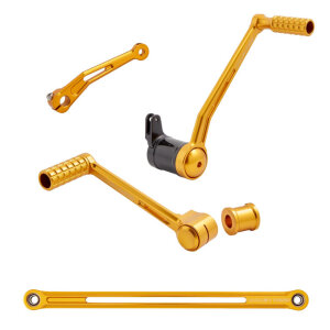 Arlen Ness, Speedliner Foot Control Kit. Gold