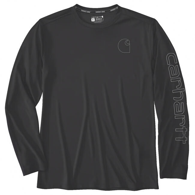 Carhartt Sun Defender L/S t-shirt black Size M