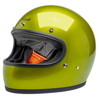 Biltwell Gringo helmet Metallic Lime Size XS
