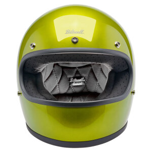 Biltwell Gringo helmet Metallic Lime Size S
