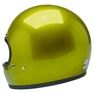 Biltwell Gringo helmet Metallic Lime Size S