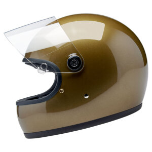 Biltwell Gringo S helmet Ugly Gold Metallic Size XS