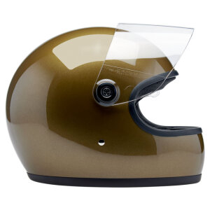 Biltwell Gringo S helmet Ugly Gold Metallic Size XS