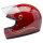 Biltwell Gringo S helmet Garnet Red Flames Size XS