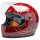 Biltwell Gringo S helmet Garnet Red Flames Size 2XL
