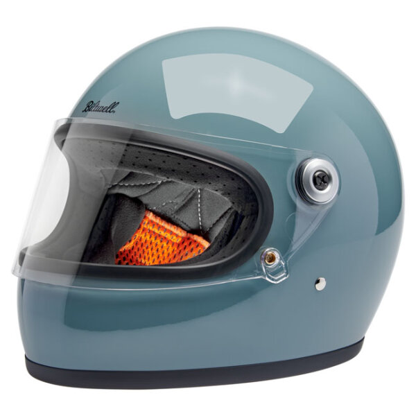 Biltwell Gringo S helmet Agave Blue Gloss Size XS
