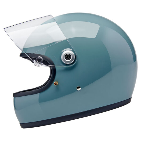 Biltwell Gringo S helmet Agave Blue Gloss Size XS