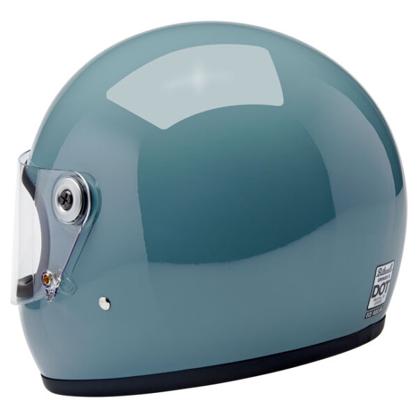 Biltwell Gringo S helmet Agave Blue Gloss Size XS