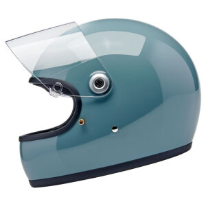 Biltwell Gringo S helmet Agave Blue Gloss Size 2XL