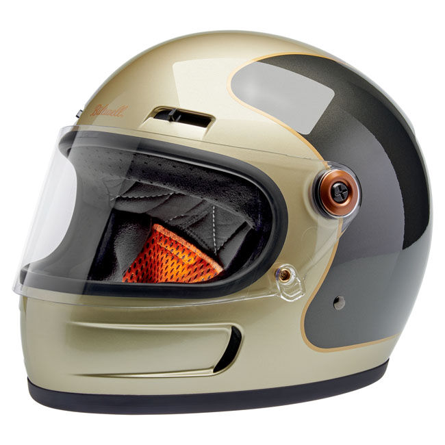 Biltwell Gringo SV helmet tracker champagne Size XS