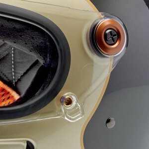 Biltwell Gringo SV helmet tracker champagne Size S