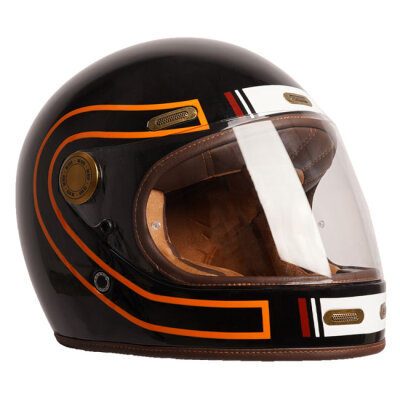 By City Roadster III Fusion helmet black/orange Size 2XL