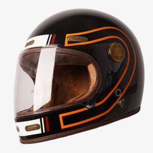 By City Roadster III Fusion helmet black/orange Size 2XL