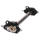 Kraus, Vector One Flushline axle & adjuster. Black