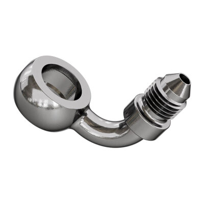Goodridge 90° banjo adapter for use with M12 bolt