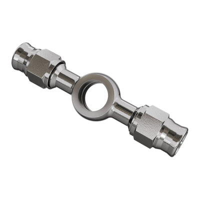 Goodridge 90° double banjo for use with 3/8 or M10 bolt