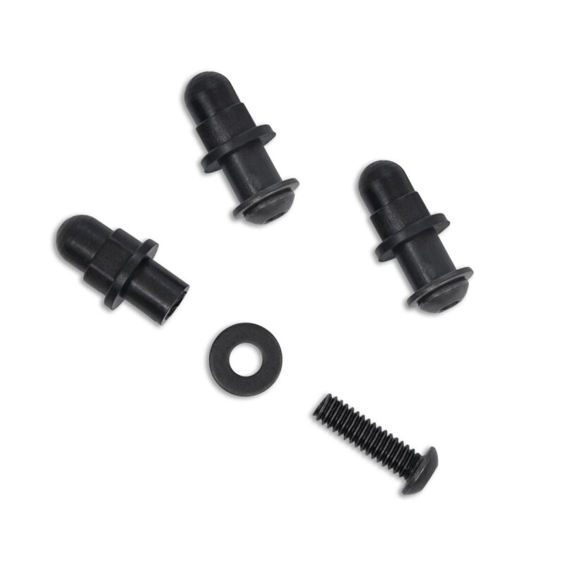 Ms Batwing Windshield Set Blk