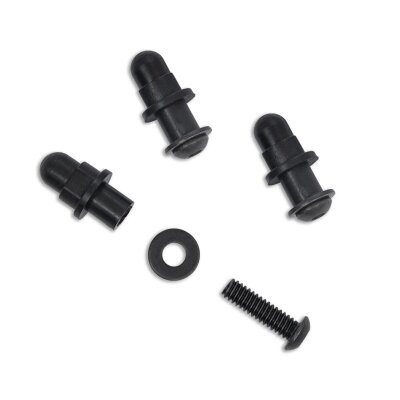 Ms Batwing Windshield Set Blk