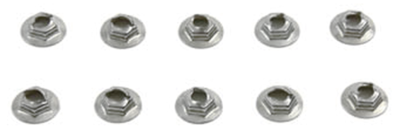 10Pck Tail Light Mount Nuts HD73-98 (FR)