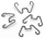 Brake Pad Springs Front ST08-17 FXD08-17 (FR)