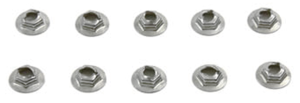 10Pck Tail Light Mount Nuts HD73-98 (DE)