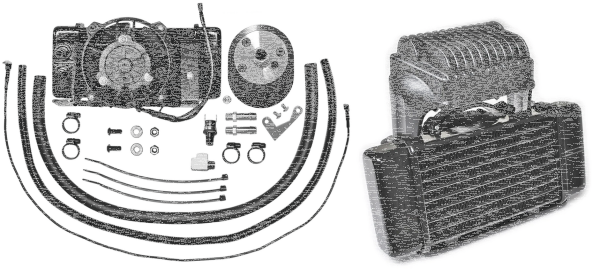 Jagg Oil Cooler Fan-Assisted FLH/T09-16 (DE)