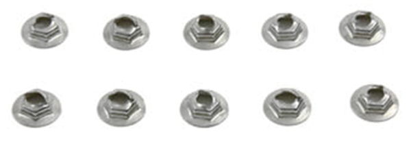 10Pck Tail Light Mount Nuts HD73-98 (IT)