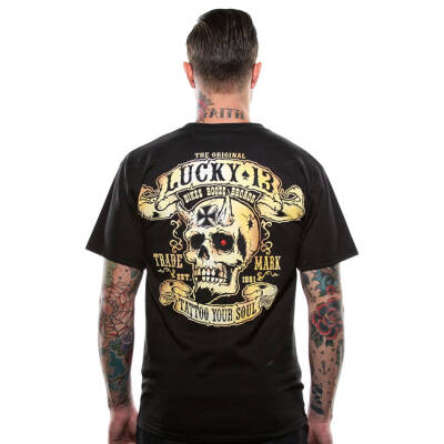 Lucky 13 Booze, Bikes & Broads t-shirt black Size XL