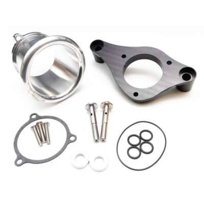 Feuling, 3" 70mm ID velocity stack. With backing plate kit